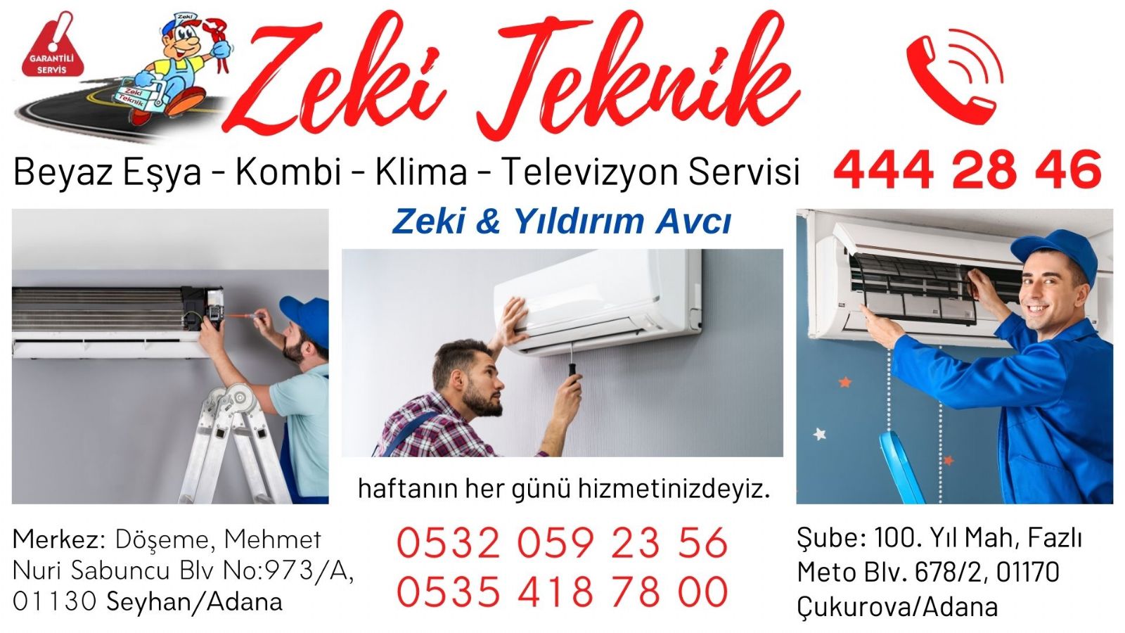 Adana Demirdöküm klima montaj servisi